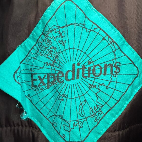 Vintage Expeditions 90s Teal Purple Red Ski Jacket – Size XL - Picture 3 of 15